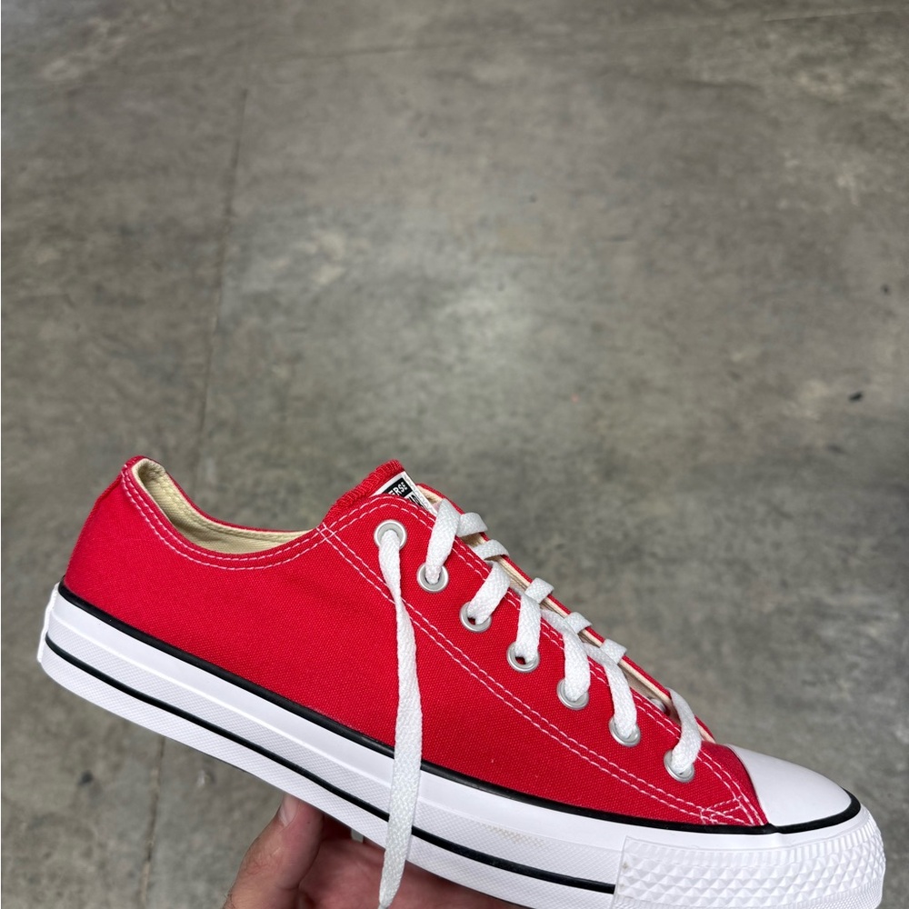 Red Canvas Sneakers